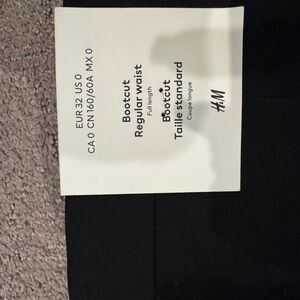NWT H&M Classic Black Trousers